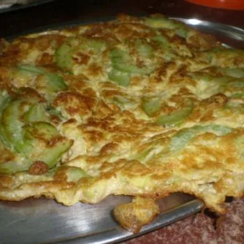 Bittergourd Omelete