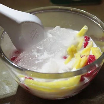 Water Chestnut and Coconut Milk