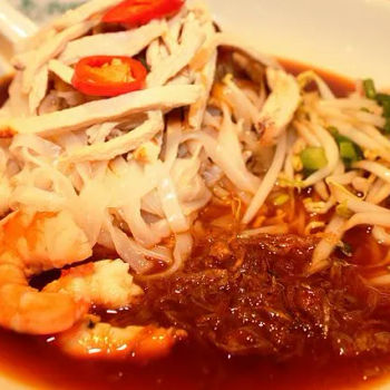 Dry Koay Teow With Prawns