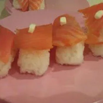 Smoked Salmon Sushi