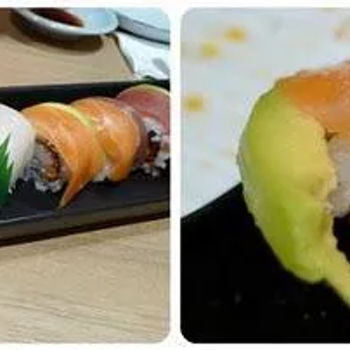 寿司卷彩虹拼盘 "Rainbow" maki