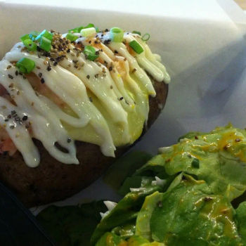 Turkey & Cheese Baked Potato