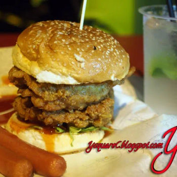 Double Chicken Burger