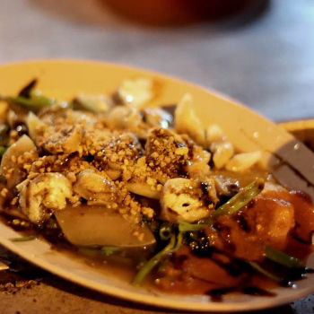 Cuttlefish with Kangkung