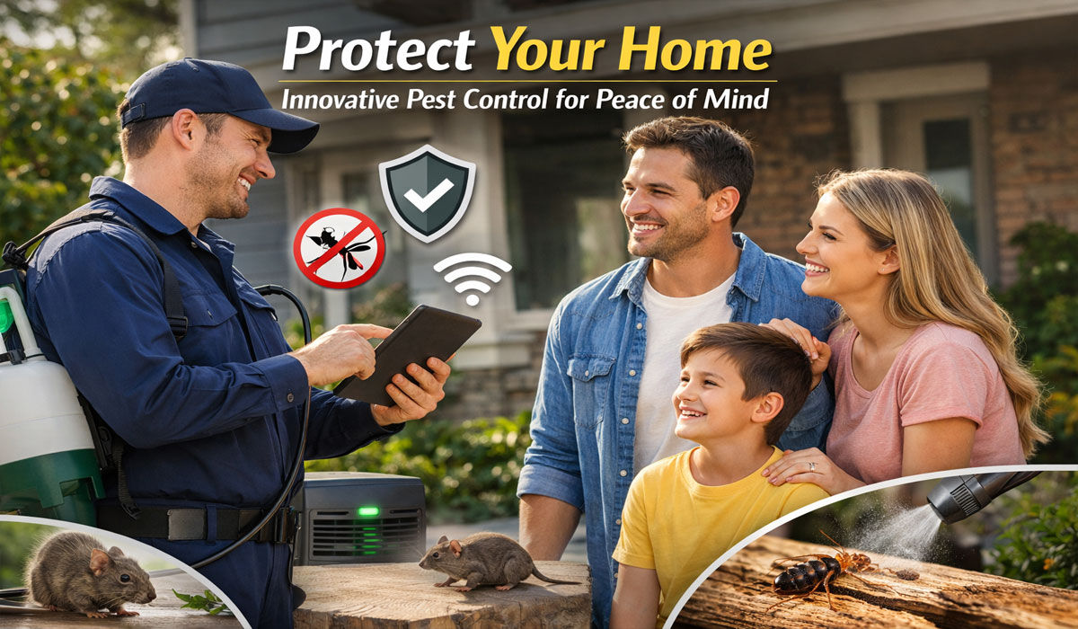 Innovative pest control for a protected home.