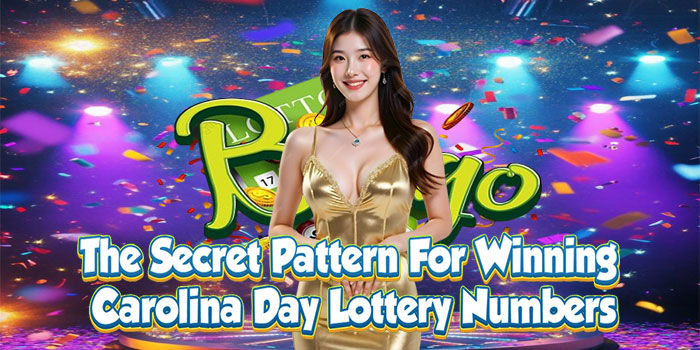 Secret pattern for Carolina Day lottery numbers.