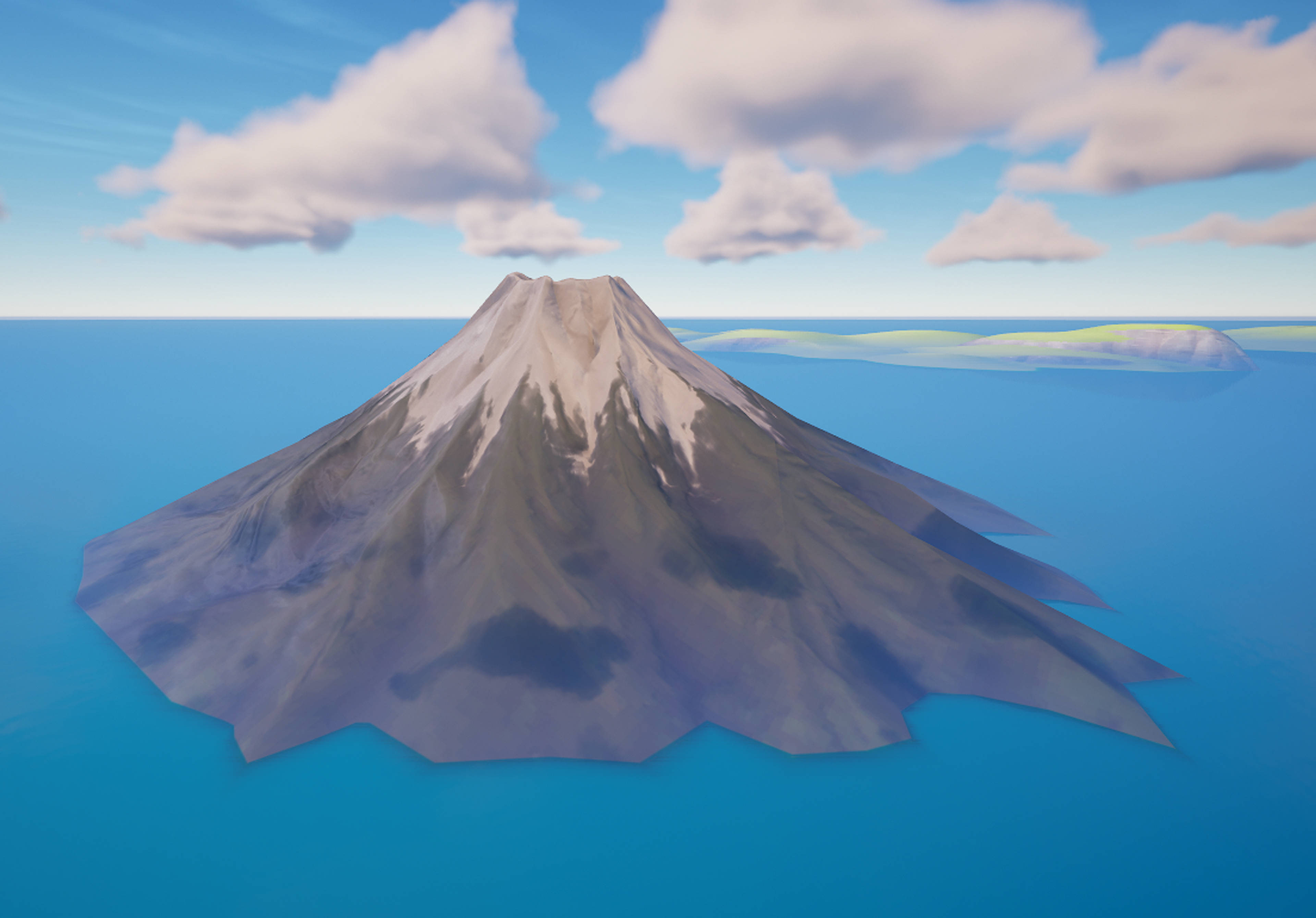 Hermes Background Mountain/Volcano