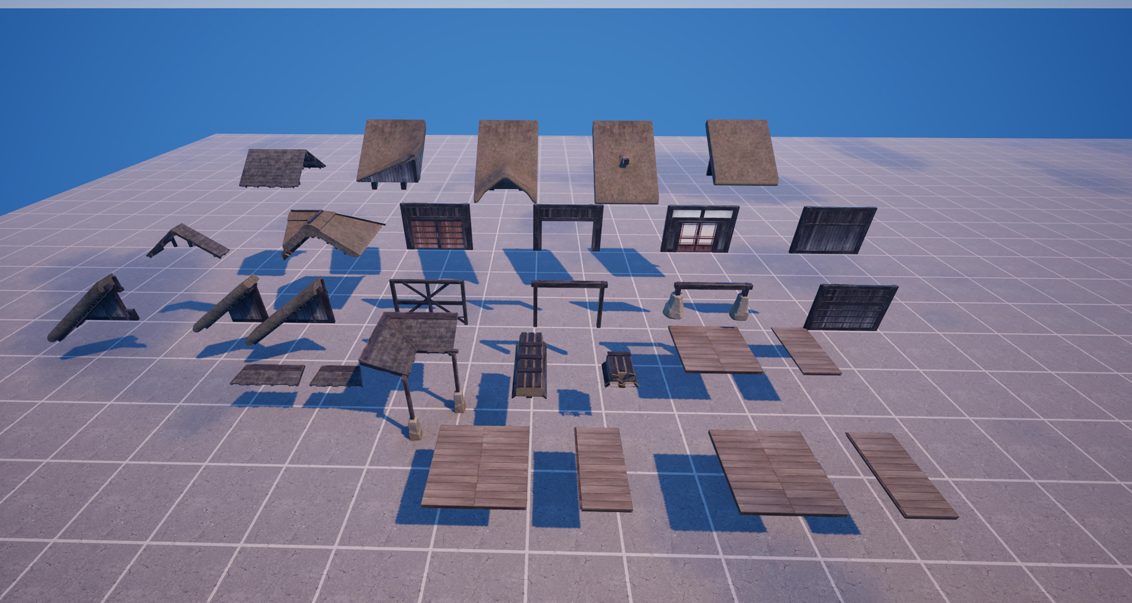 Thatch Rake Asset Pack