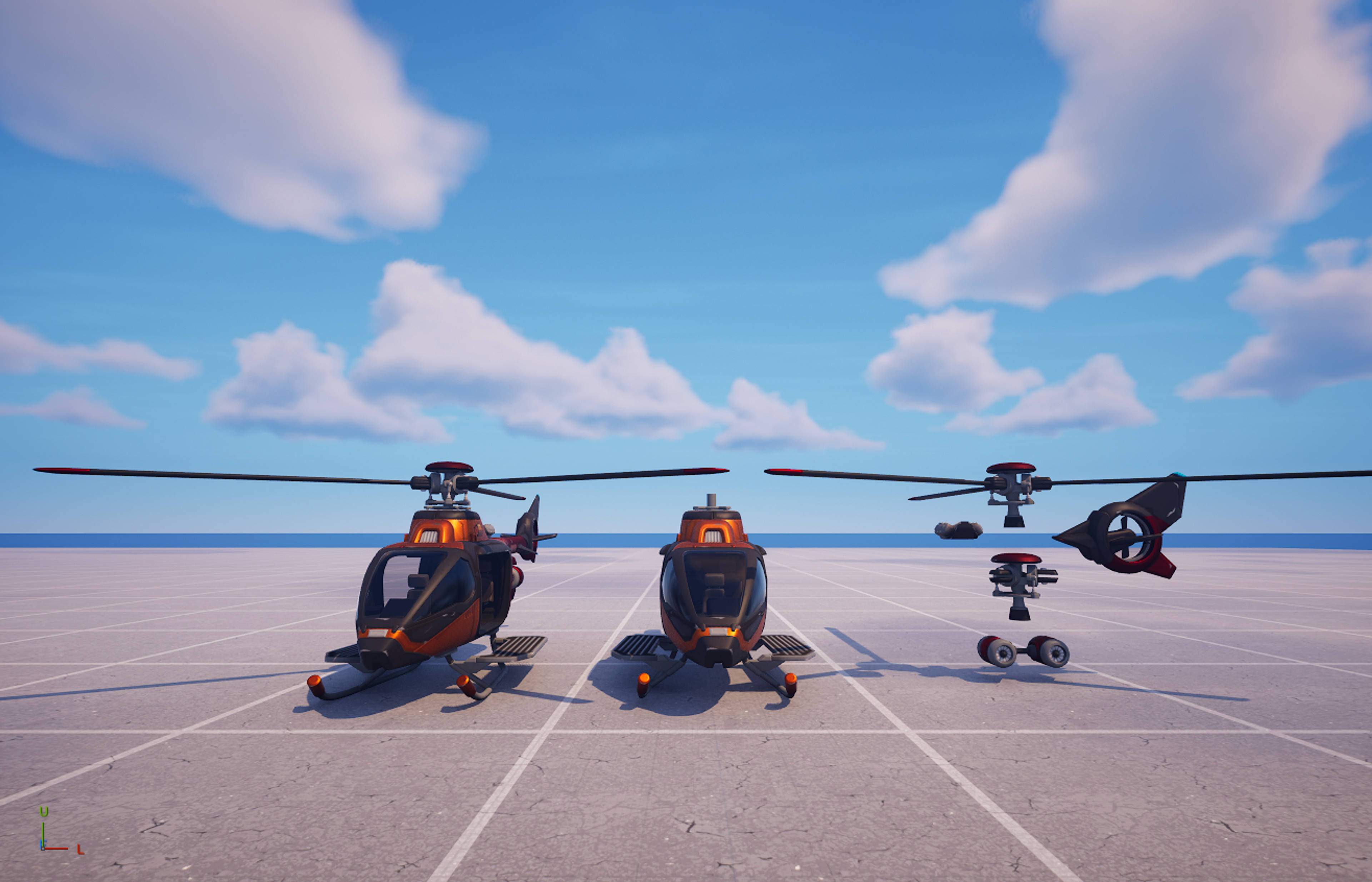 Impossible Esscape Helicopter and Parts!