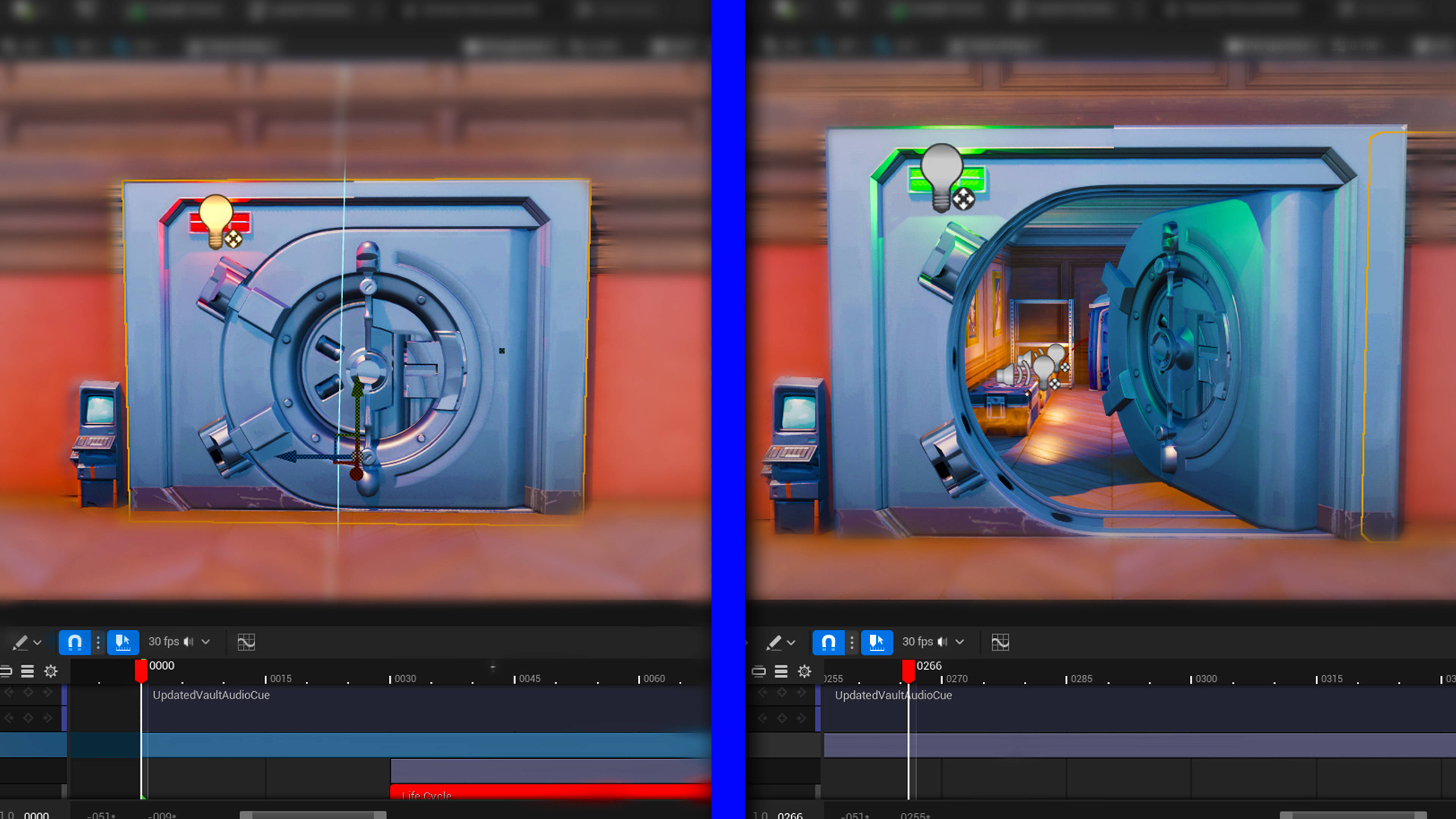 Vault Opening Sequence