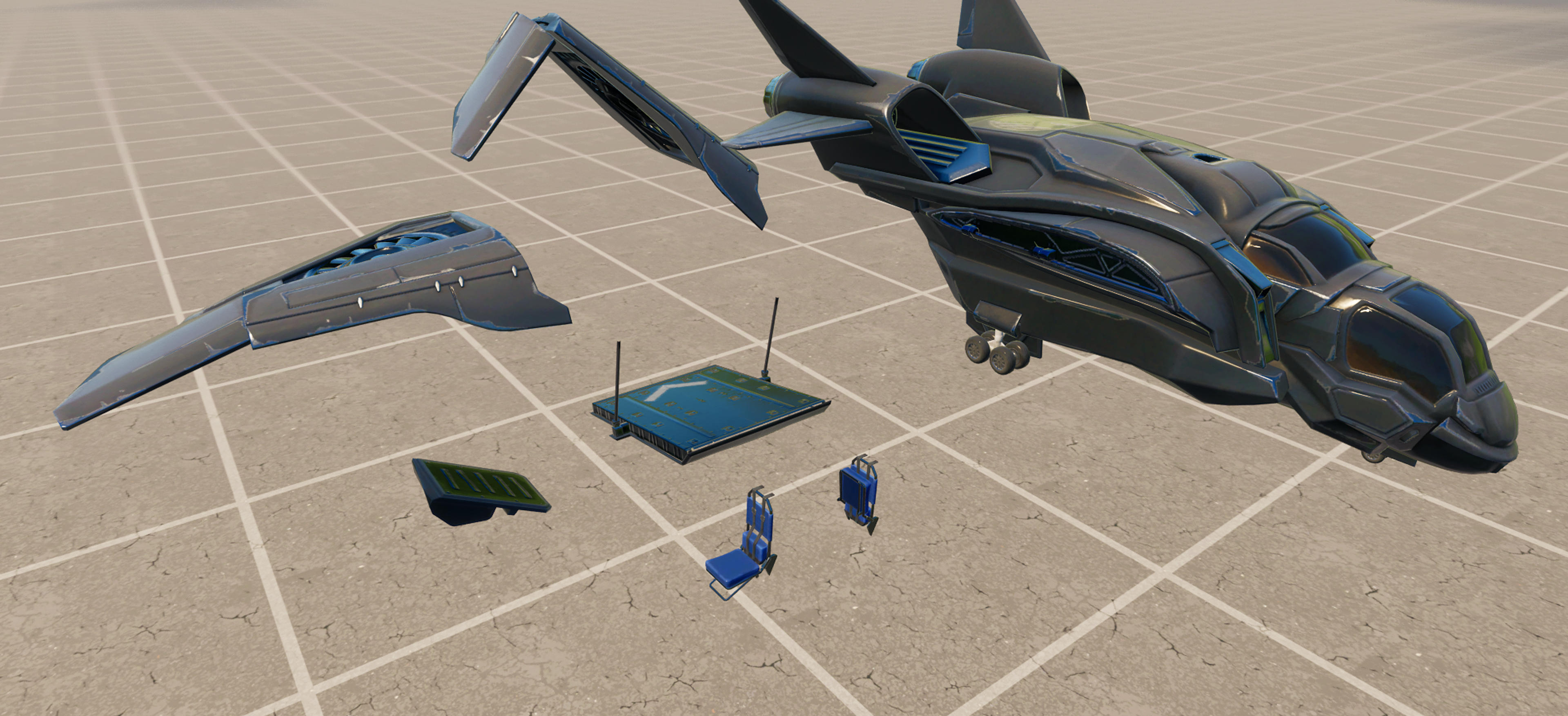 Hightower_QJ (Quinjet) Assets