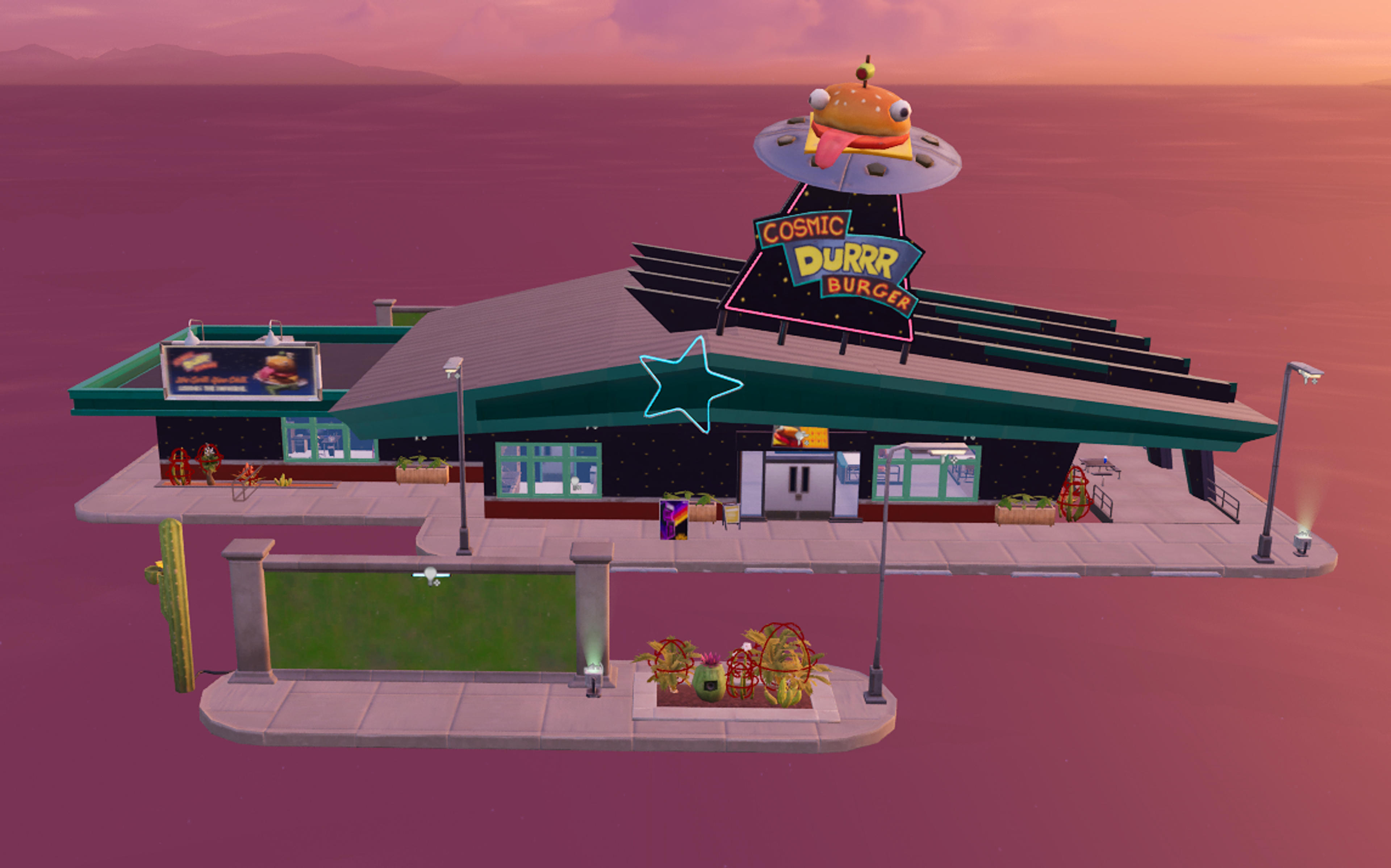 Cosmic Durr Burger Landmark (Chapter 7)