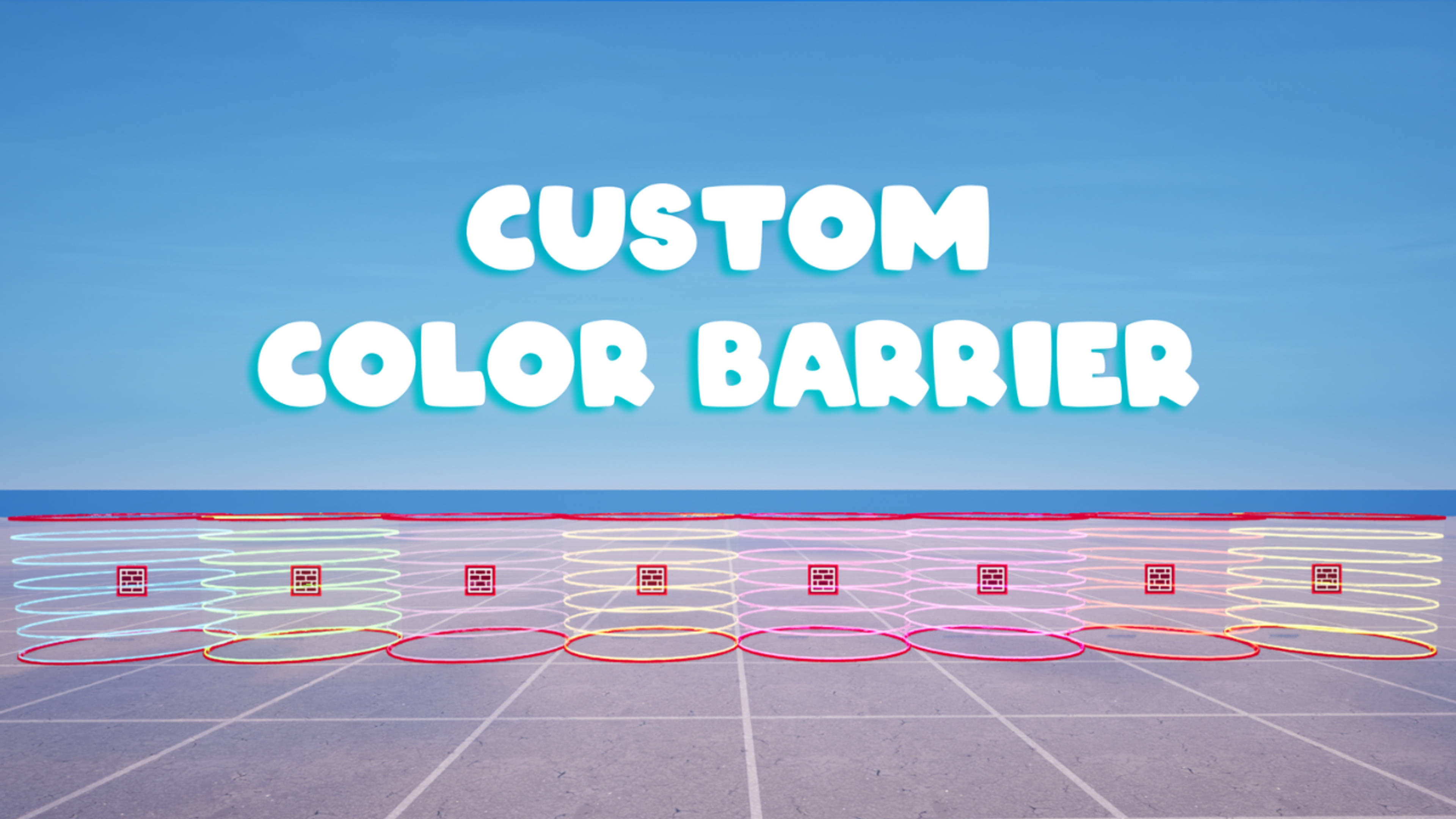Custom color barrier 🧱