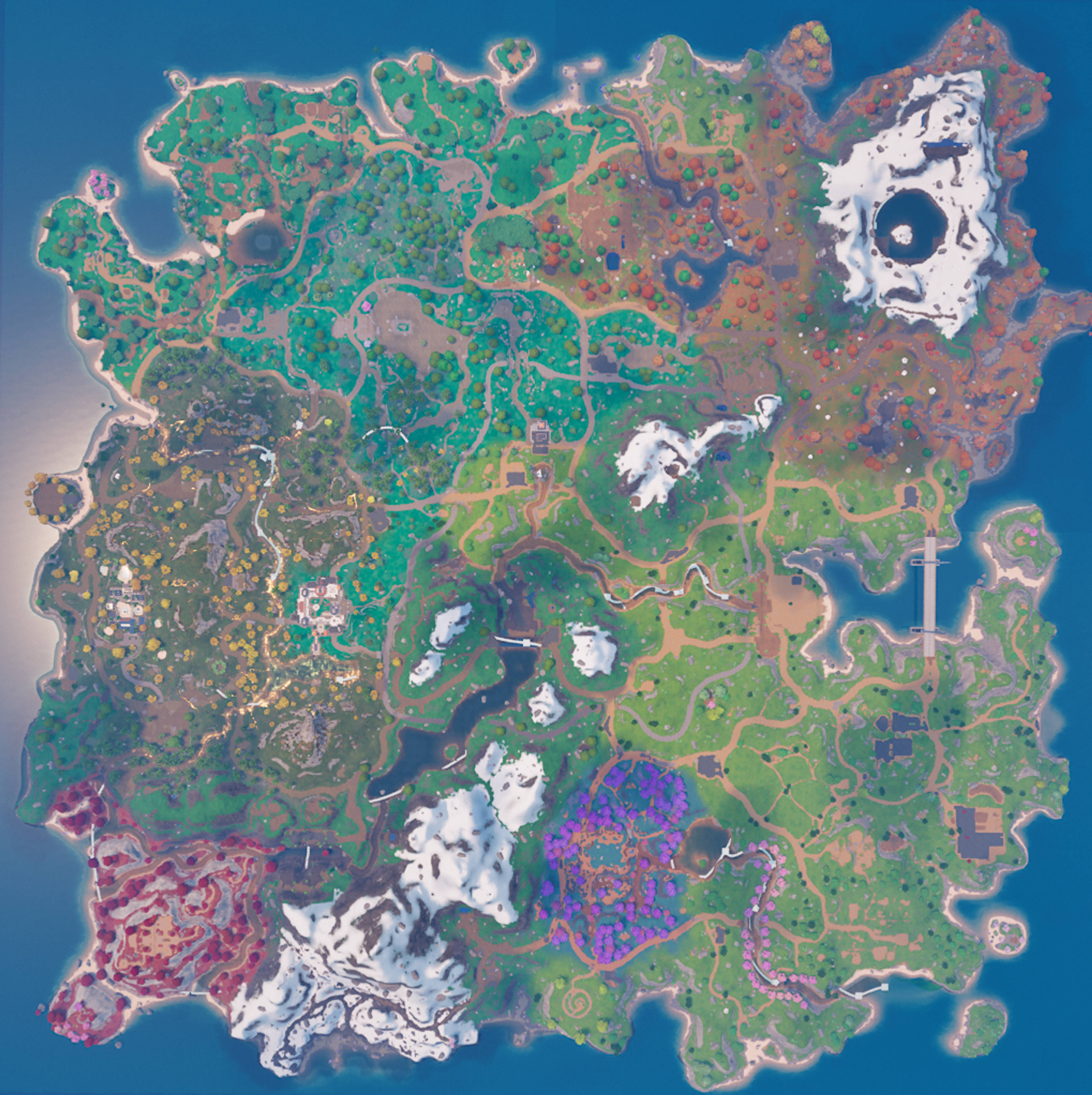 CH6 S4 trees,rocks and background mountains