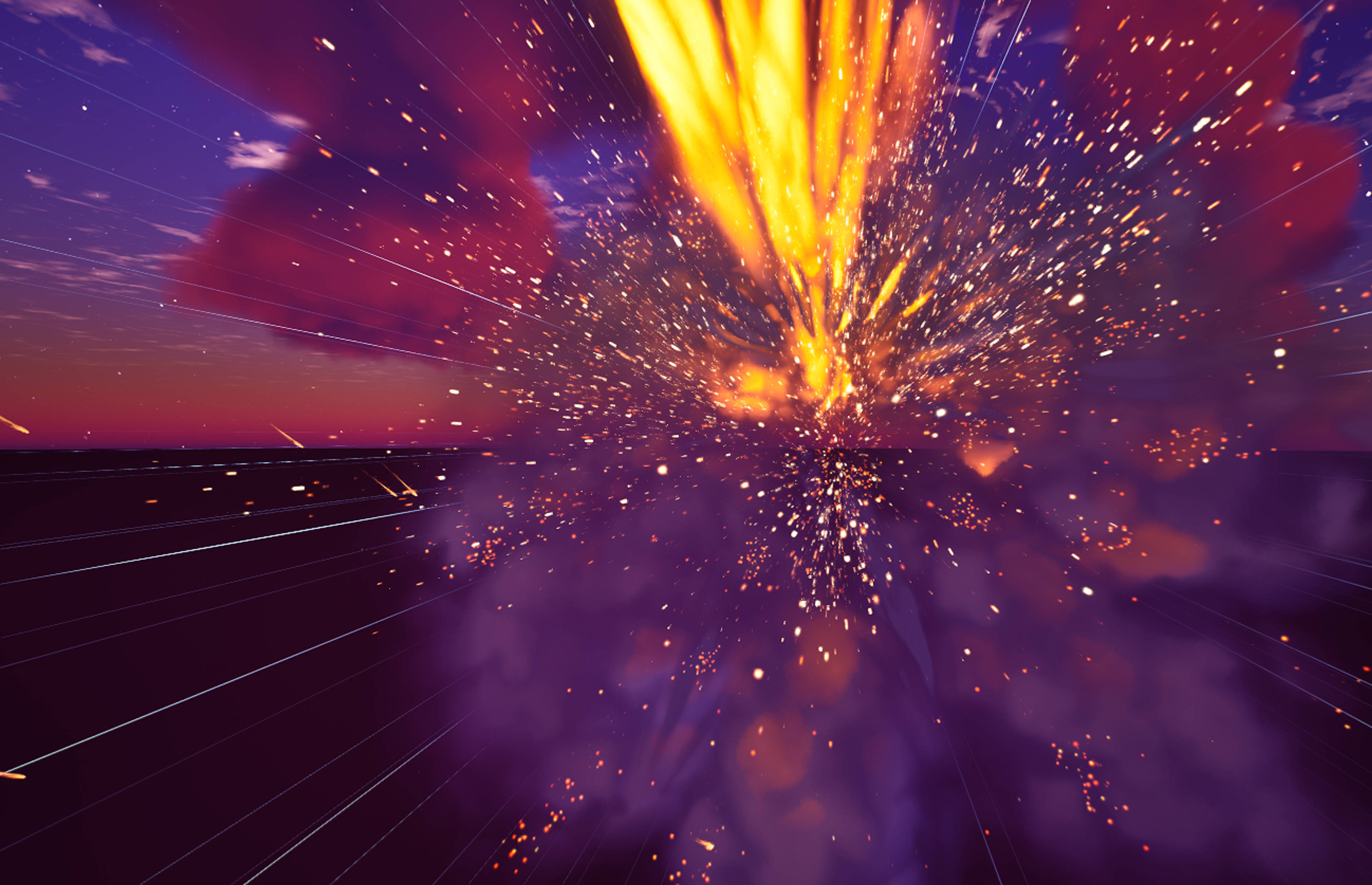 CH6 MS1 - Death Star Explosion Niagara & Debris 