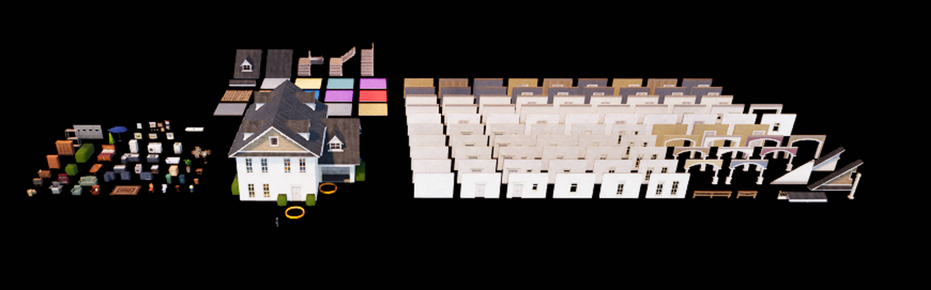  Fortnite Creative Partner Set - The Block House