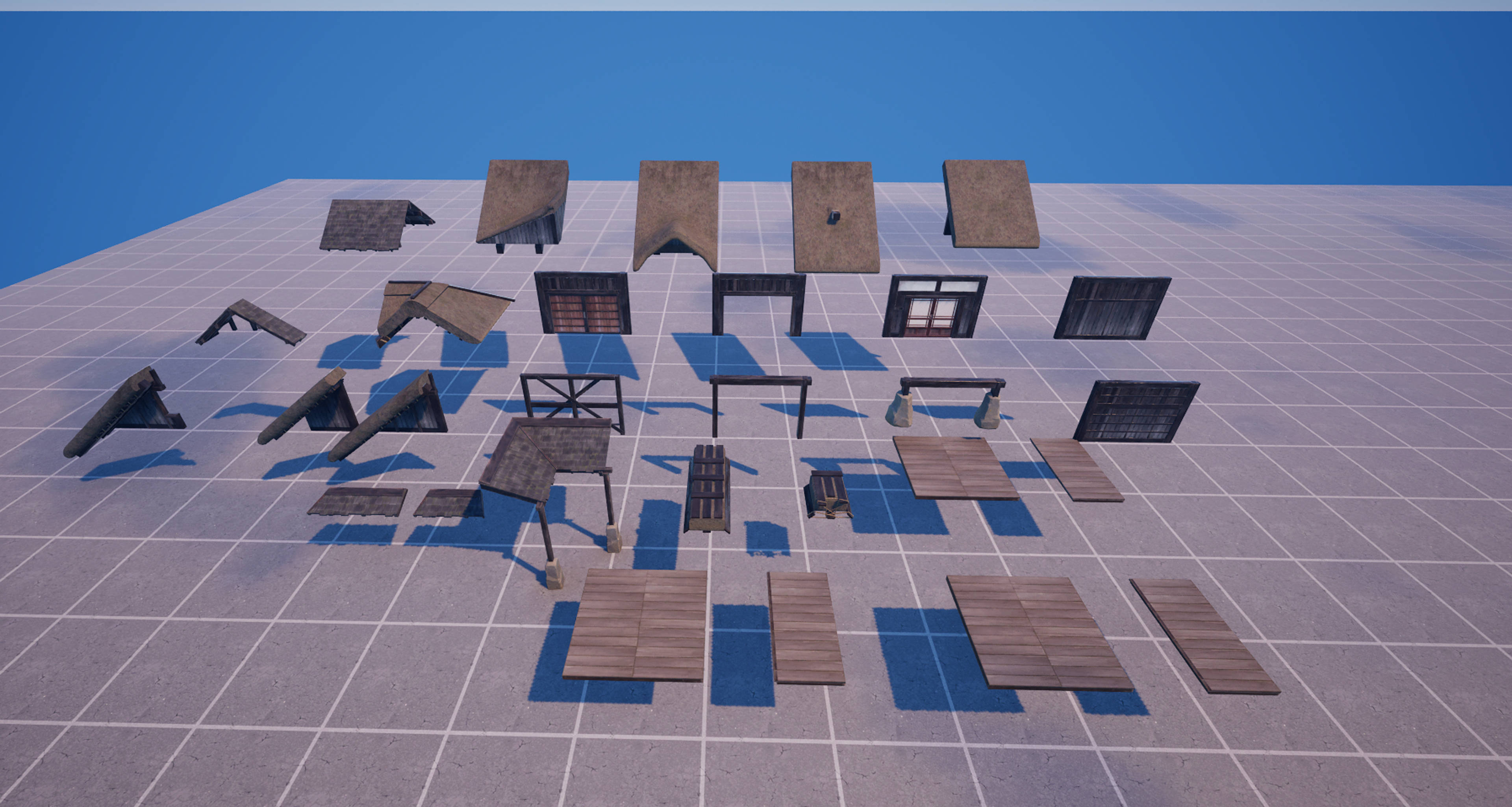 Thatch Rake Asset Pack