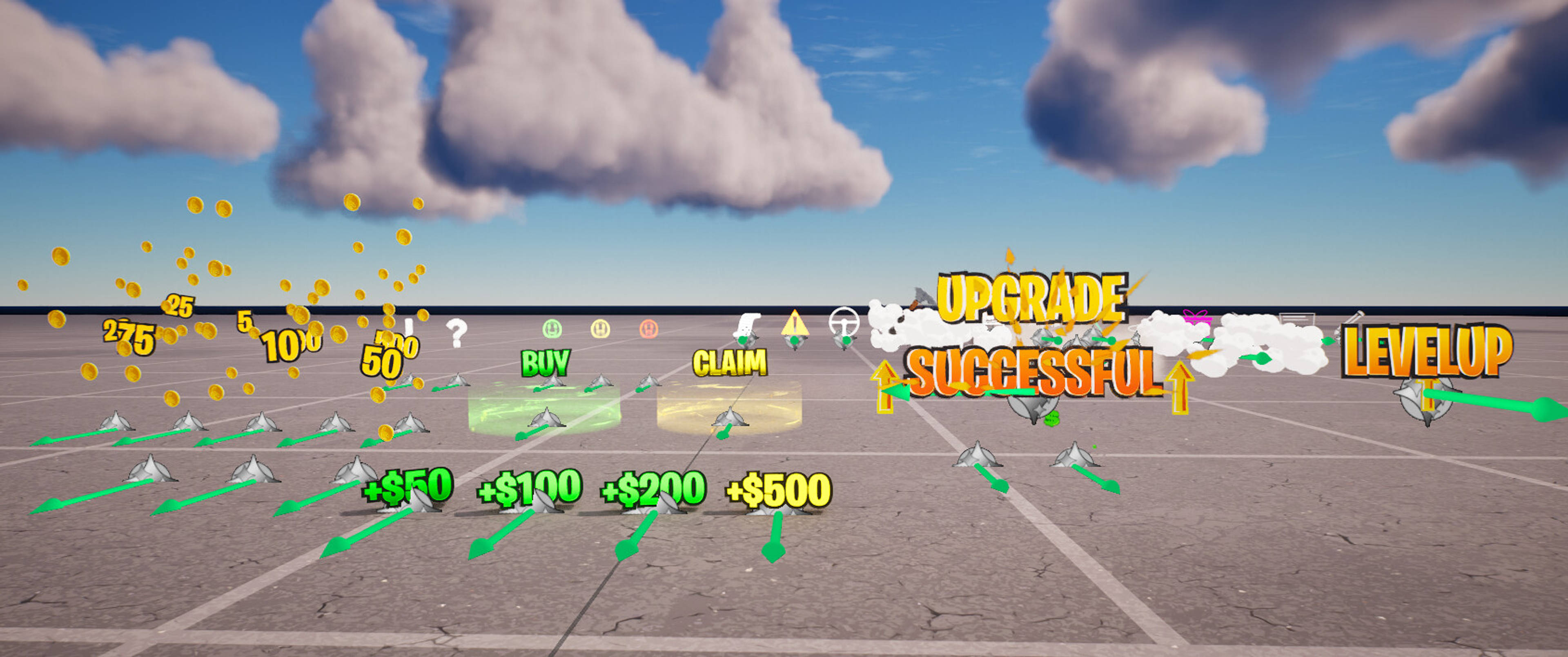 50+ MEGA TYCOON VFX UEFN PACK