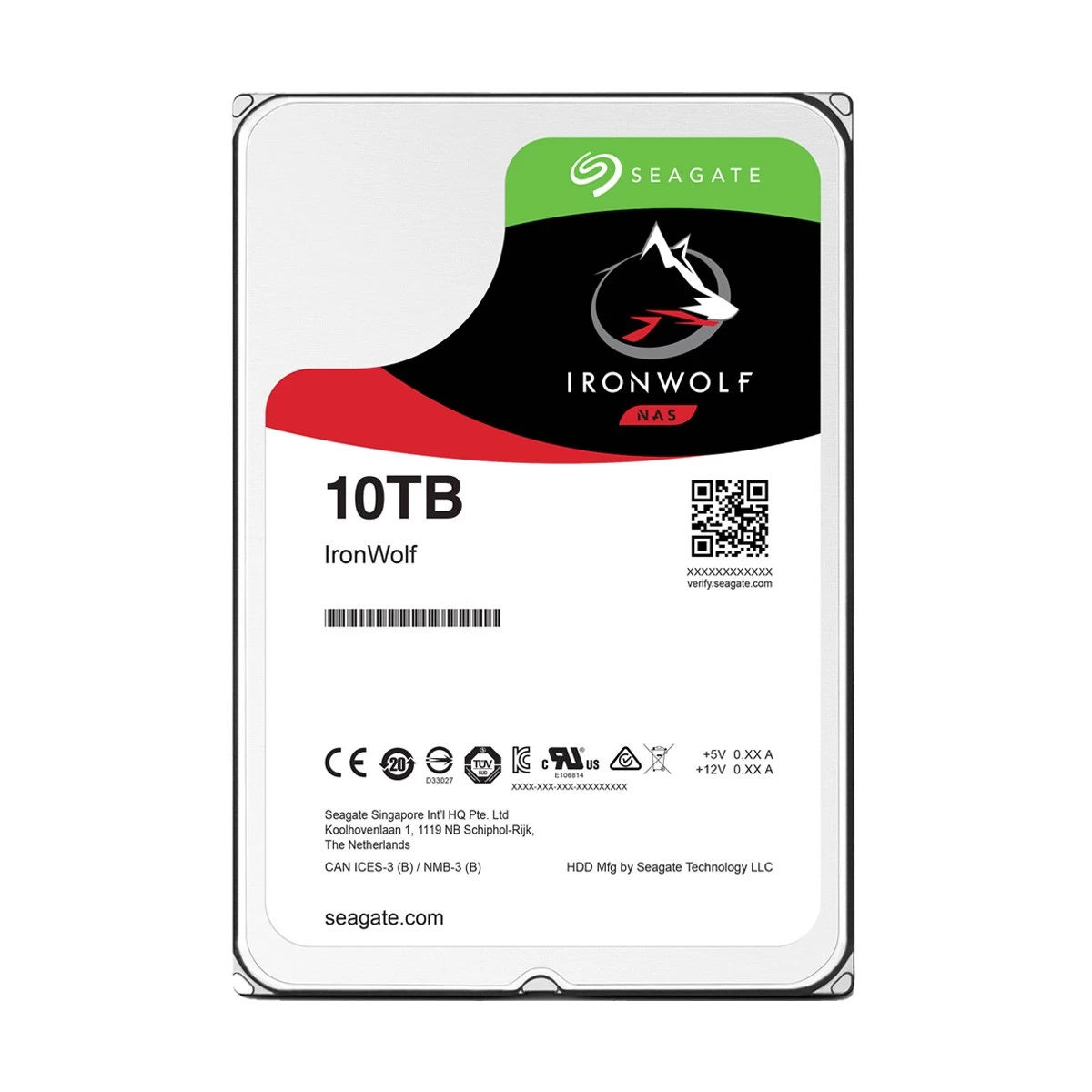 Seagate IronWolf 10TB NAS HDD | 3.5