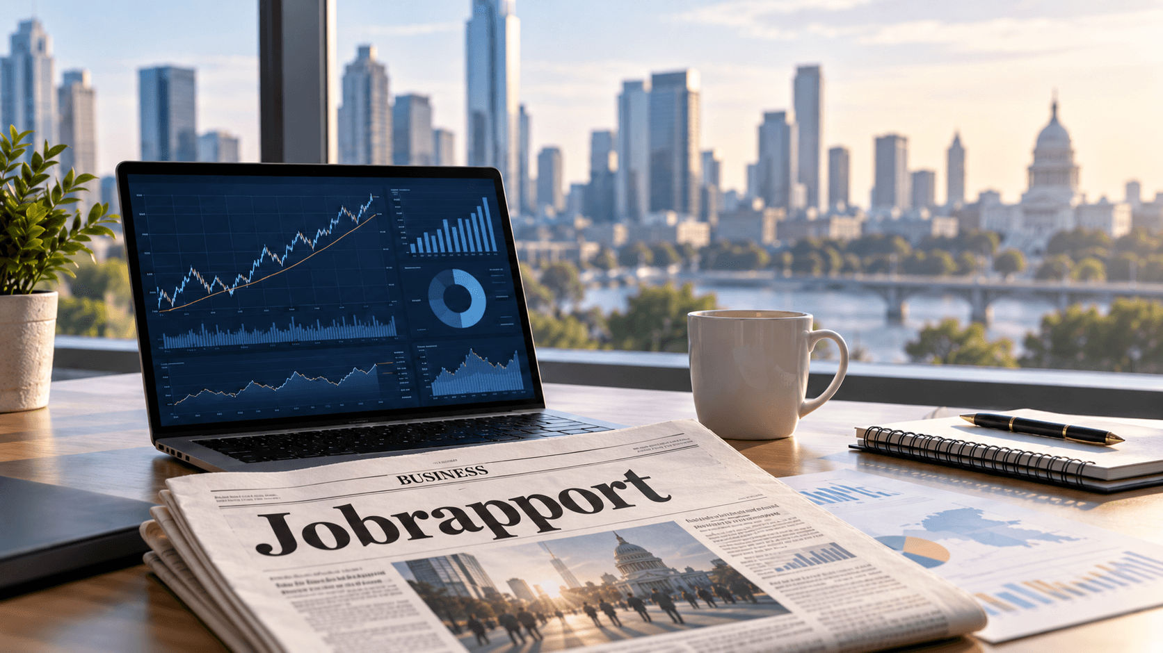 Jobmarkedet køler – men de lange renter holder sig høje