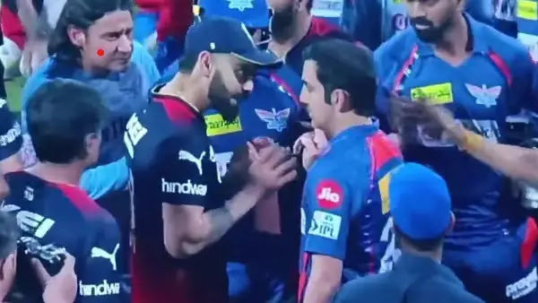 last night, Virat Kohli and Gautam Gambhir got into a fight.