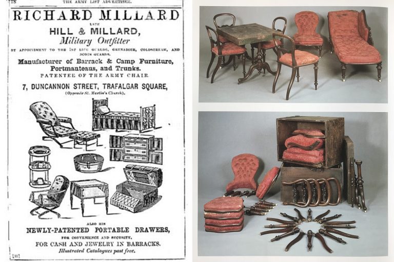 Campaign Furniture - On The Road Again - Newspaper Advert and Colonial Furniture - The Past Perfect Collection - Singapore