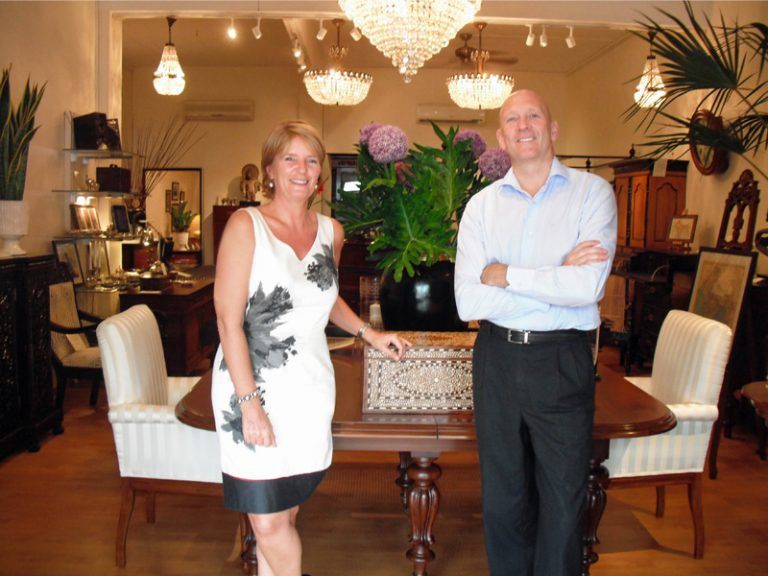 Antique Store in Singapore - Pieter and Marie-Helene van Houten 