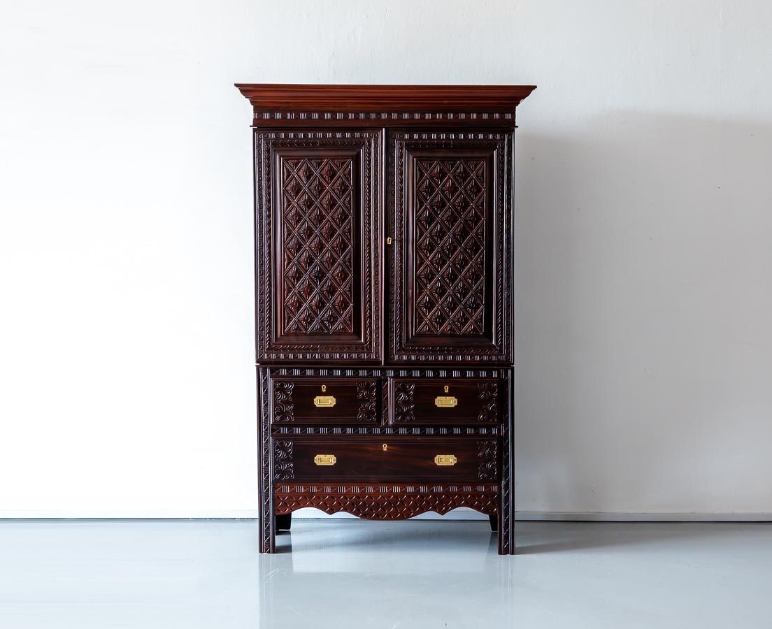 Antique Portuguese Colonial Cupboard The Past Perfect Collection