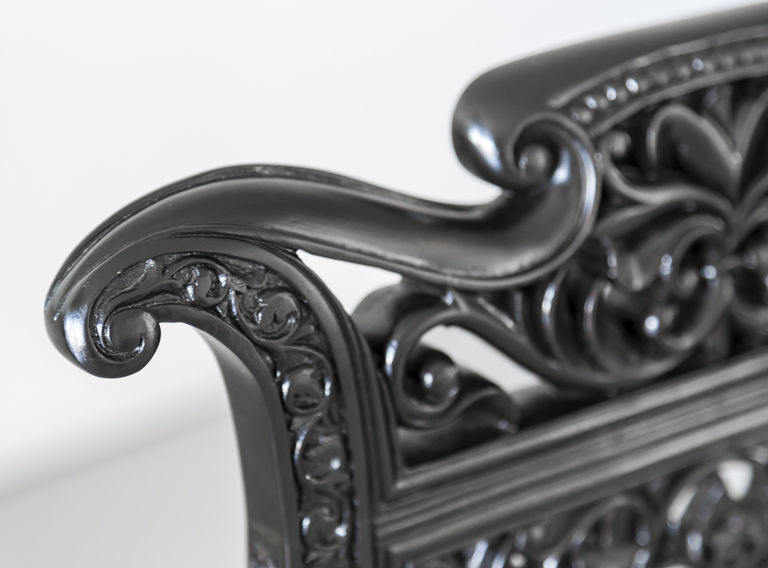 Portuguese Colonial Chairs from Goa - Carving - The Past Perfect Collection - Singapore