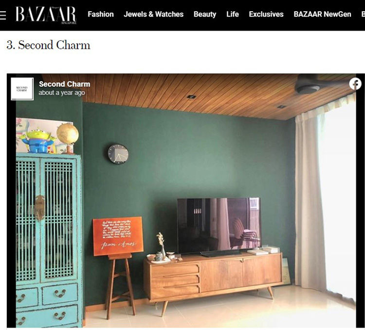 Second Charm - Harper's BAZAAR - Best Places to Find Unique Furniture - Singapore