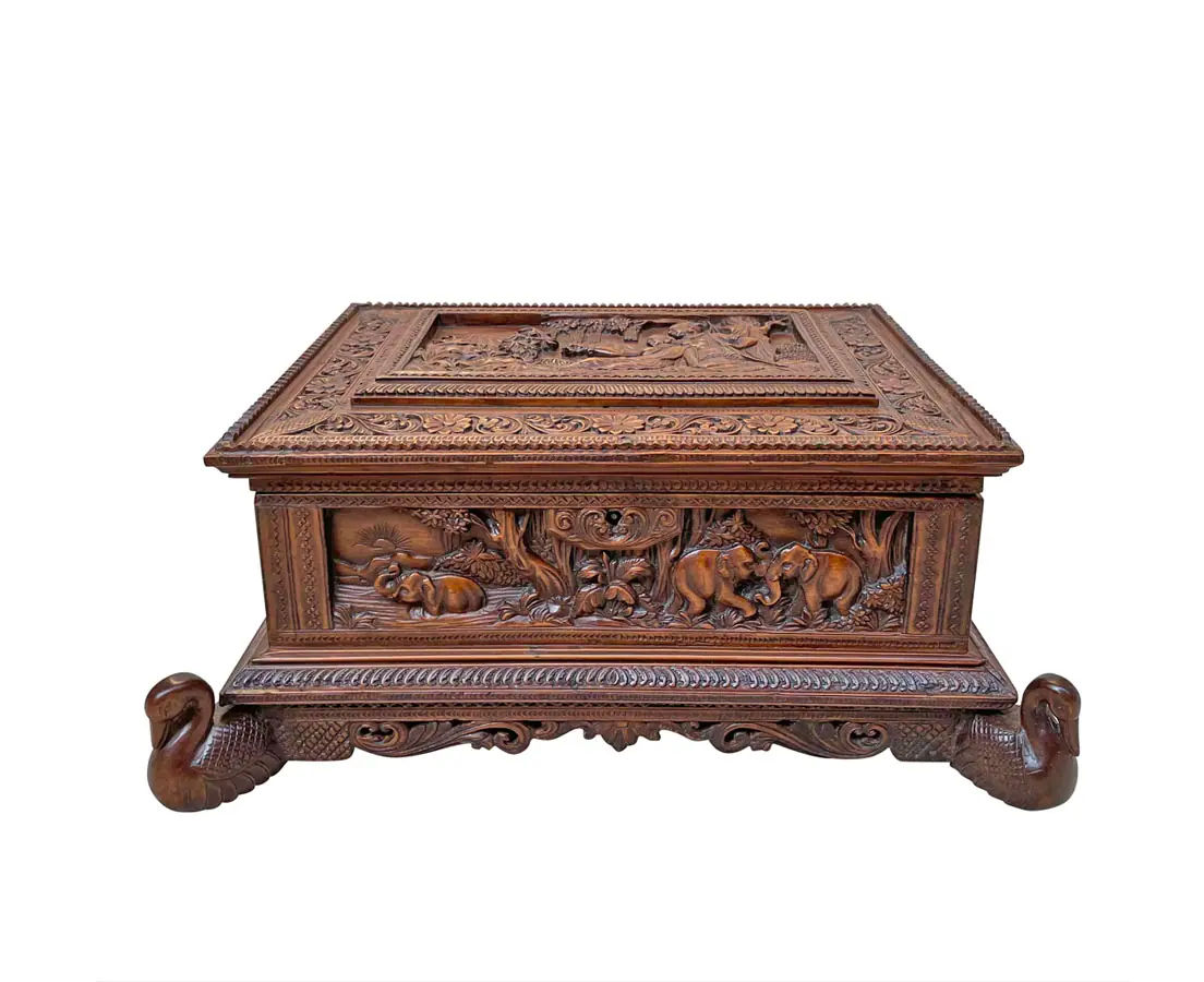 Cedar Wood Box Keepsake Box Wooden Chest -  Portugal