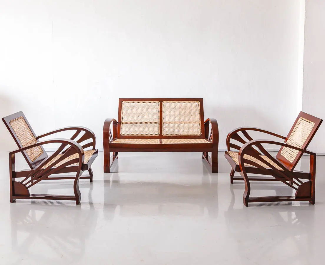 Art Deco Rosewood Sofa Set The Past