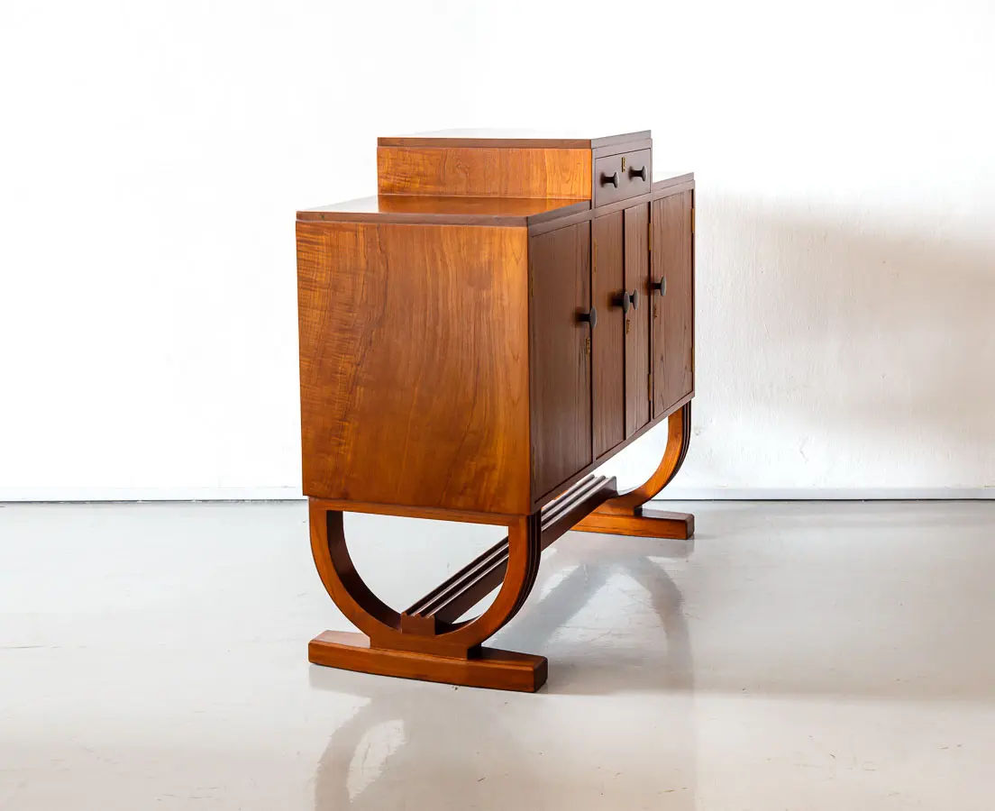 Art Deco Teakwood Sideboard The Past Perfect Collection