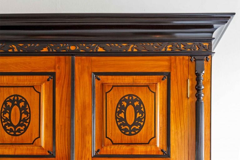 Love for Dutch Furniture - Dutch Colonial Cupboard with Inlay - The Past Perfect Collection - Singapore