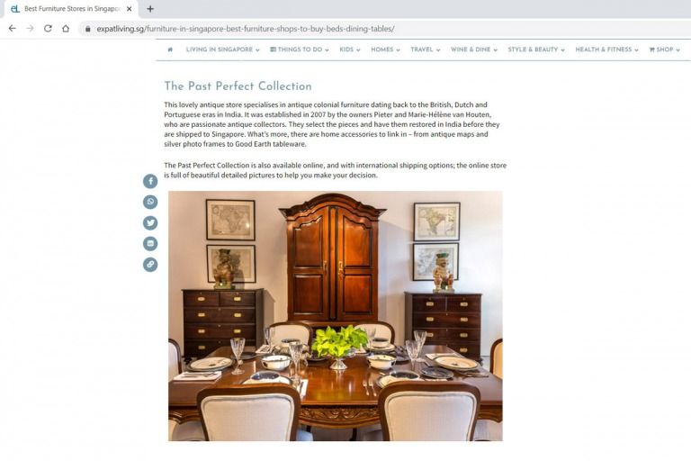 The Past Perfect Collection - Antique Furniture Best Online Shopping 