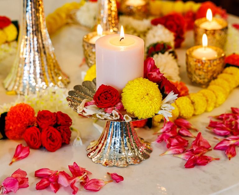 Beautiful Diwali Décor Ideas - Tamara Candle Base - Good Earth -The Past Perfect Collection - Singapore