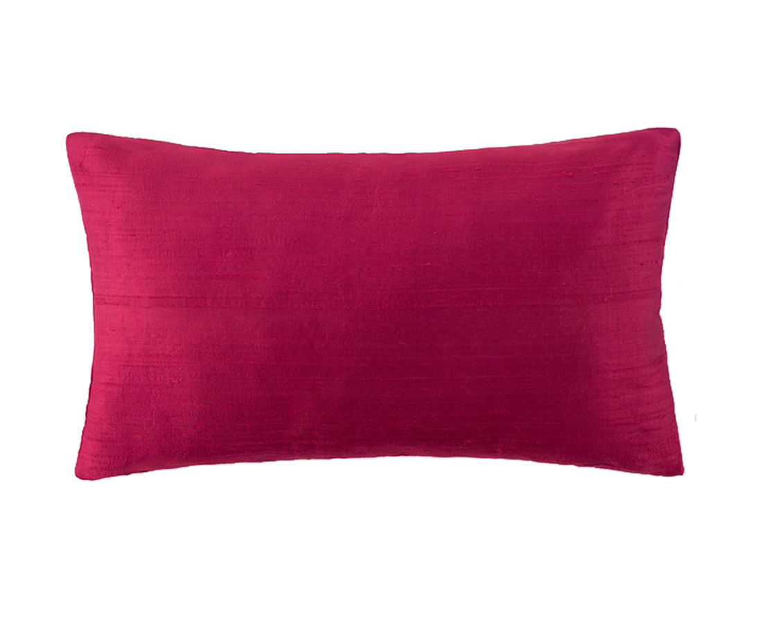 Omar Silk (Cerise) small Good Earth Cushion The Past Perfect Collection