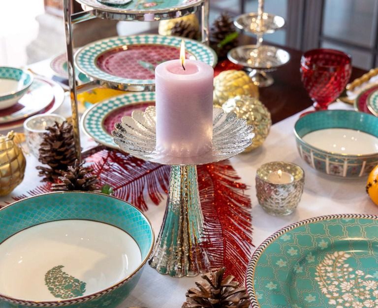 A Coulourful Christmas - Tamara Candle Stand - Good Earth - The Past Perfect Collection - Singapore