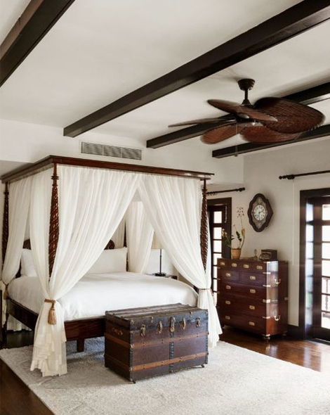 Celebrities Favour British Colonial Style - Dreamy Four Poster Bed - The Past Perfect Collection Singapore