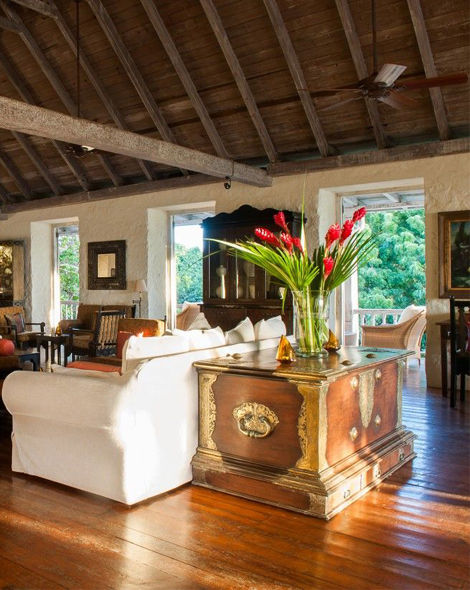 Celebrities Favour British Colonial Style - The Cotton House Mustique - The Past Perfect Collection Singapore