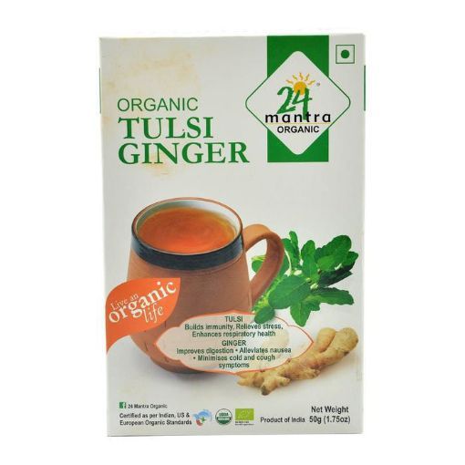 24M TULSI GINGER TEA 50G