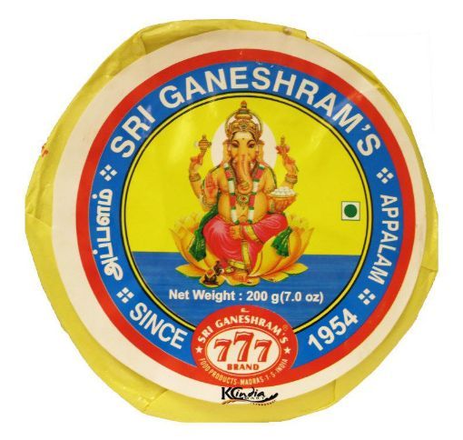 Picture of 777 SRI GANESHRAMS PAPAD 7OZ/200G