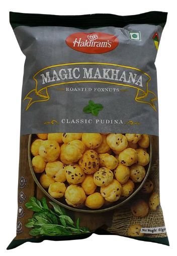 Picture of HALDIRAM ROASTED FOXNUTS MAST 40G