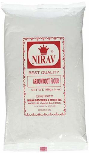 NIRAV ARRROWROOT FLOUR 14OZ/400G