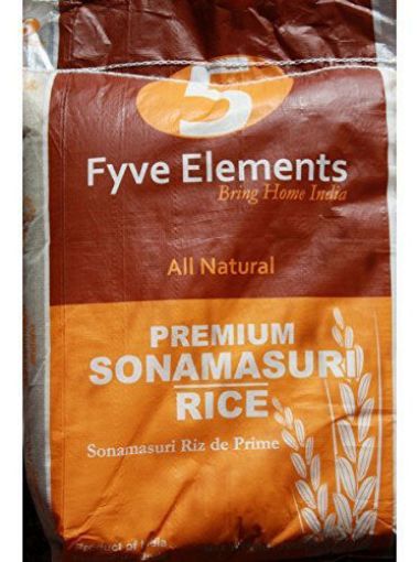 Picture of FYVE SONAMASOORI RICE 20LB