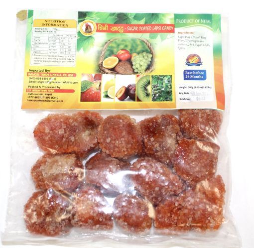Picture of RATO BHALE CHILLI COATED LAPSI CANDY 100G