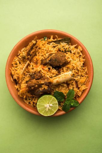 Picture of Gongura Goat Dum Biryani