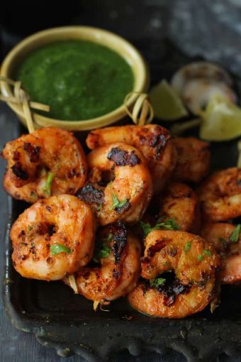 Picture of Punjabi Pudina Jhinga (Shrimp)