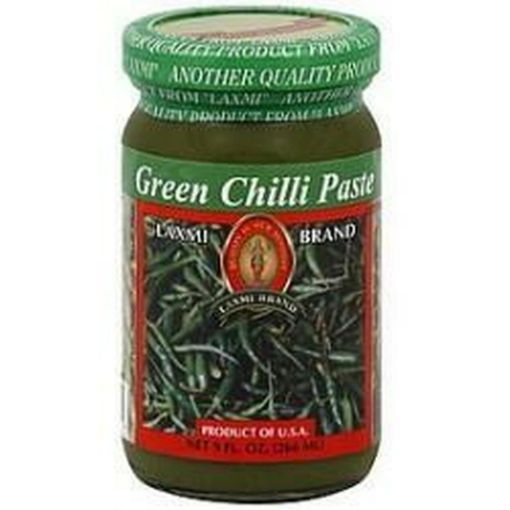 Picture of Laxmi Green chilli PASTE 9 OZS