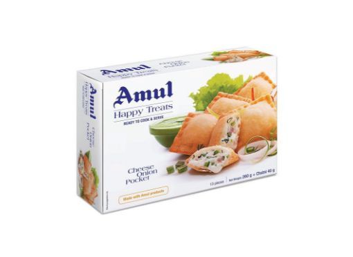 Picture of AMUL CHEESE ONION POCKET 13P